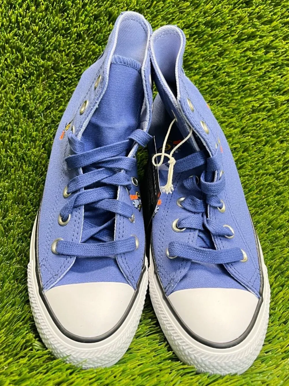 Converse Chuck Taylor All Star Womens Size 5.5 Blue White Athletic Shoes Sneaker - Picture 5 of 10